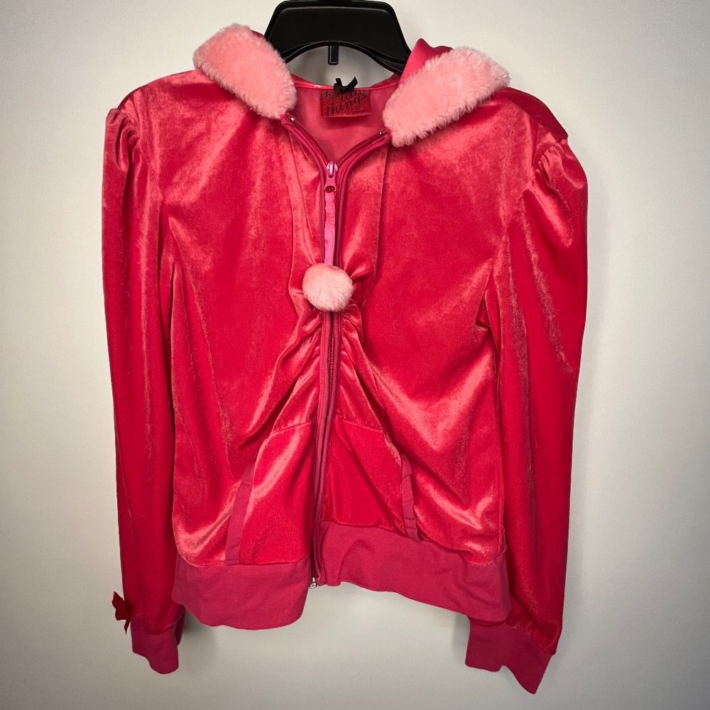 RARE - Victoria's Secret "Santa Baby" Sexy Little Things Velour Hoodie